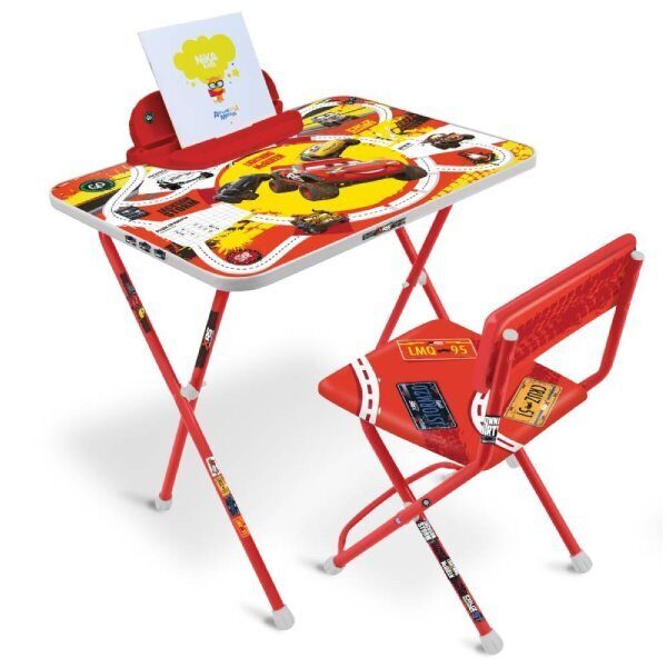 Детский столик и стульчик Ника Д2Т Тачки