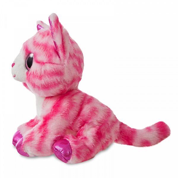 Мягкая игрушка Aurora Розовый котик, 18 см