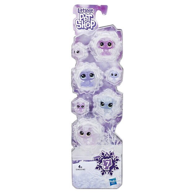Набор Littlest Pet Shop 7 петов лиловый E5492 Hasbro