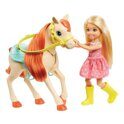 Набор Barbie Барби, Челси и любимые лошадки FXH15