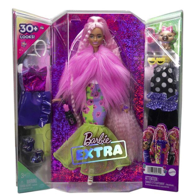 Кукла Barbie Экстра с нарядами Делюкс HGR60
