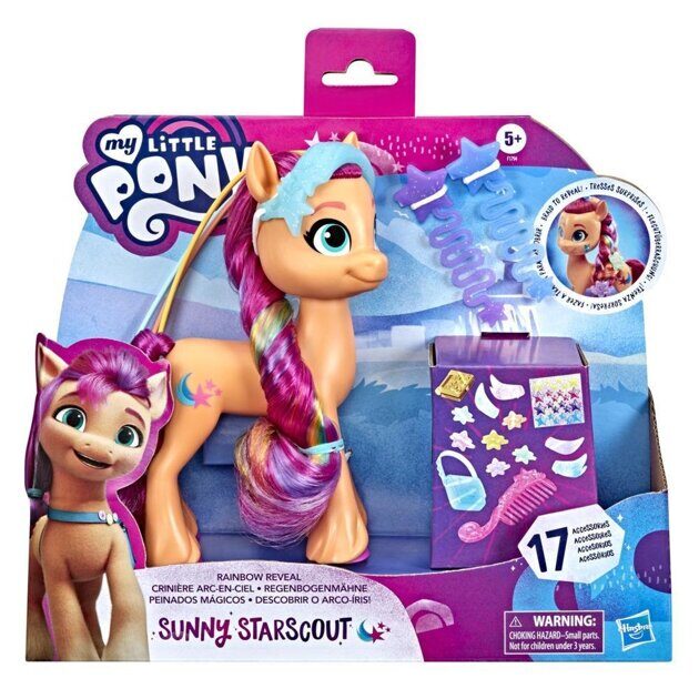 Игрушка My Little Pony Новое поколение Радужные волосы Санни F1794