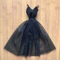 Одежда для Барби Вечернее платье черное 2 в 1