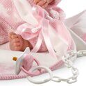 Кукла Llorens Младенец с розовым одеялом, 26 см