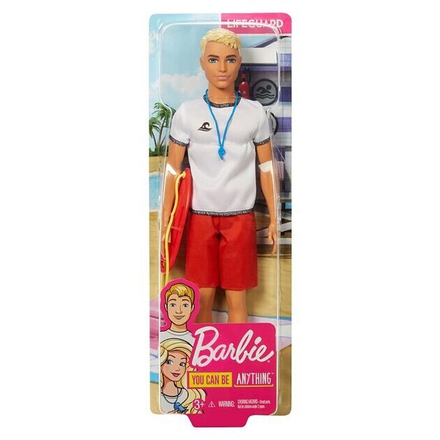 Кукла Barbie Кен Спасатель FXP04