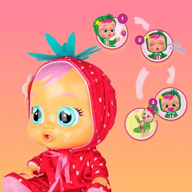 Кукла Cry Babies Tutti Frutti Элла Клубника