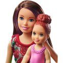 Набор Barbie Няня Скиппер с малышкой FXH05