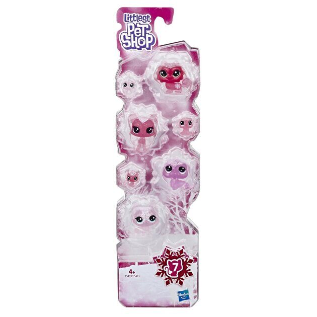 Набор Littlest Pet Shop 7 петов розовый E5493 Hasbro