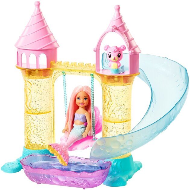 Набор Barbie Замок русалочки Челси FXT20